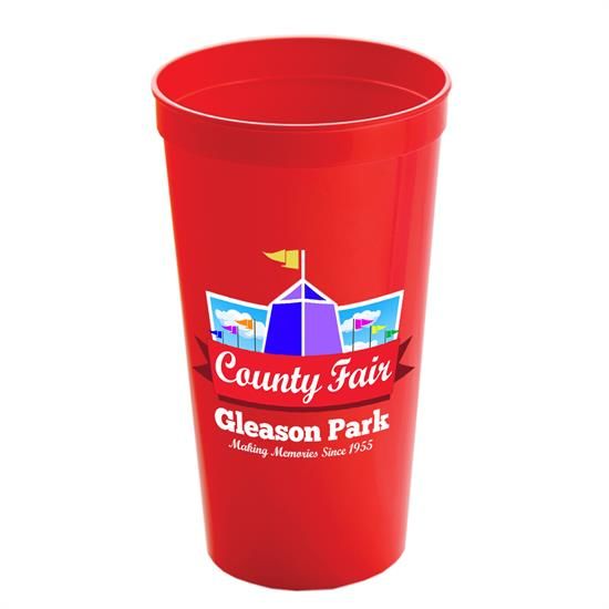 DPSC24 - Cups-On-The-Go 24 oz. Stadium Cup with Digital Imprint